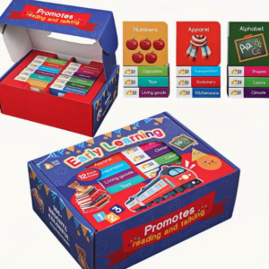 Educational Card Books for kids, 12 Different Themes